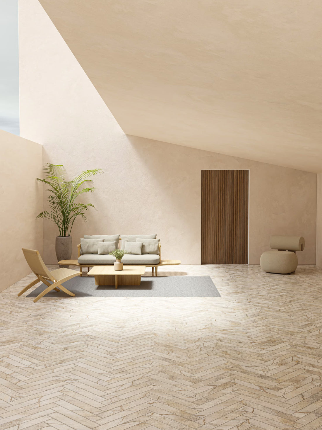 How to decorate outdoor with a plastic rug