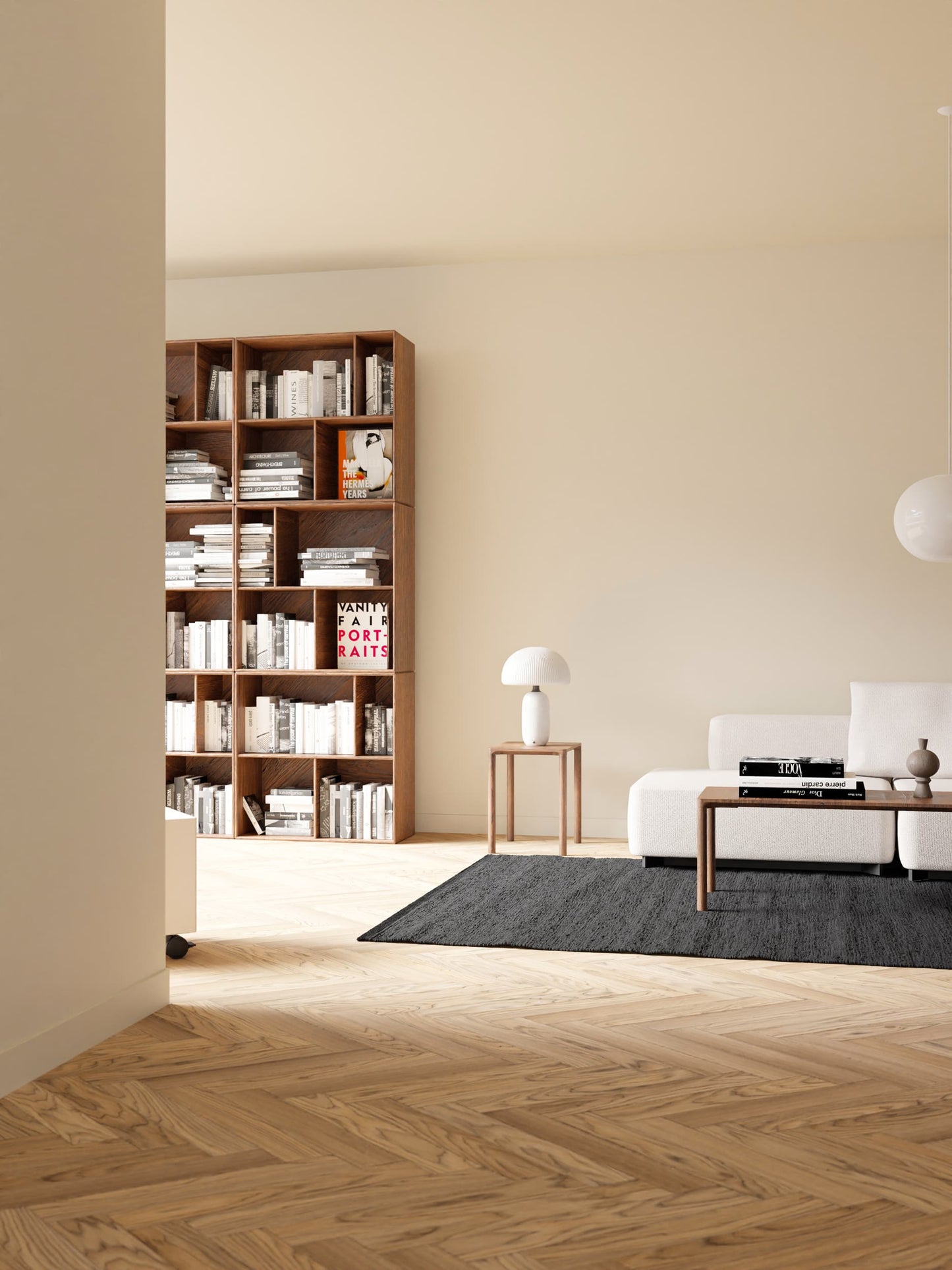 Baumwollteppich, Anthrazit