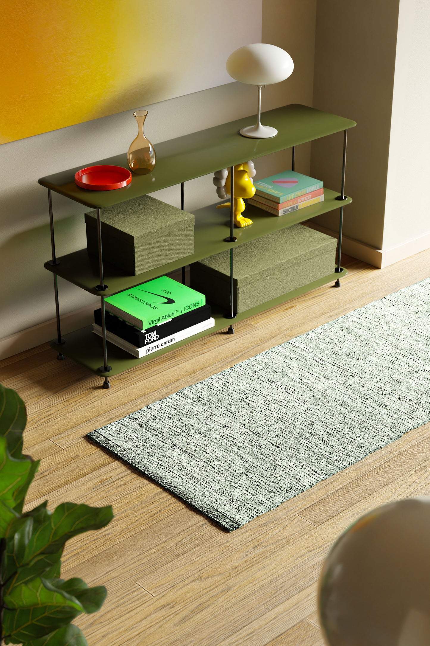 Baumwollteppich, Blaubeere